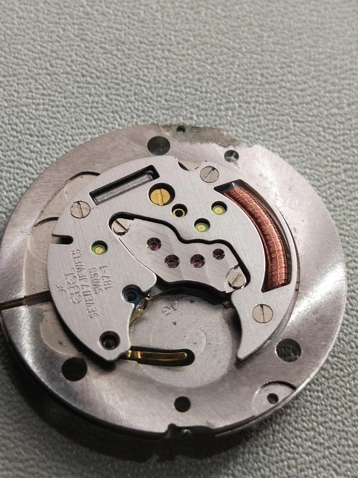 Cartier Ebel 187-1 half movement working/used