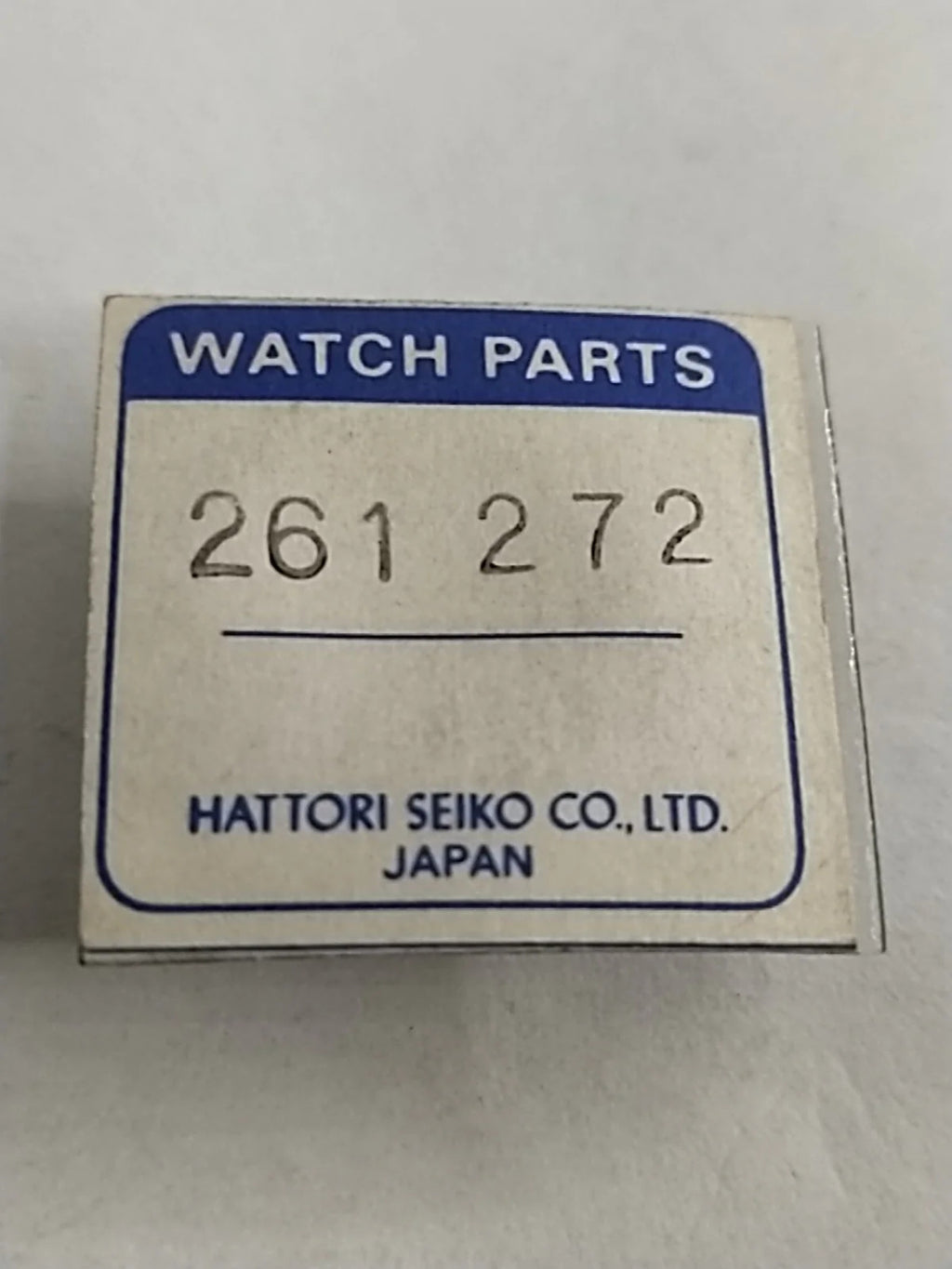 NOS Seiko Parts 261 272