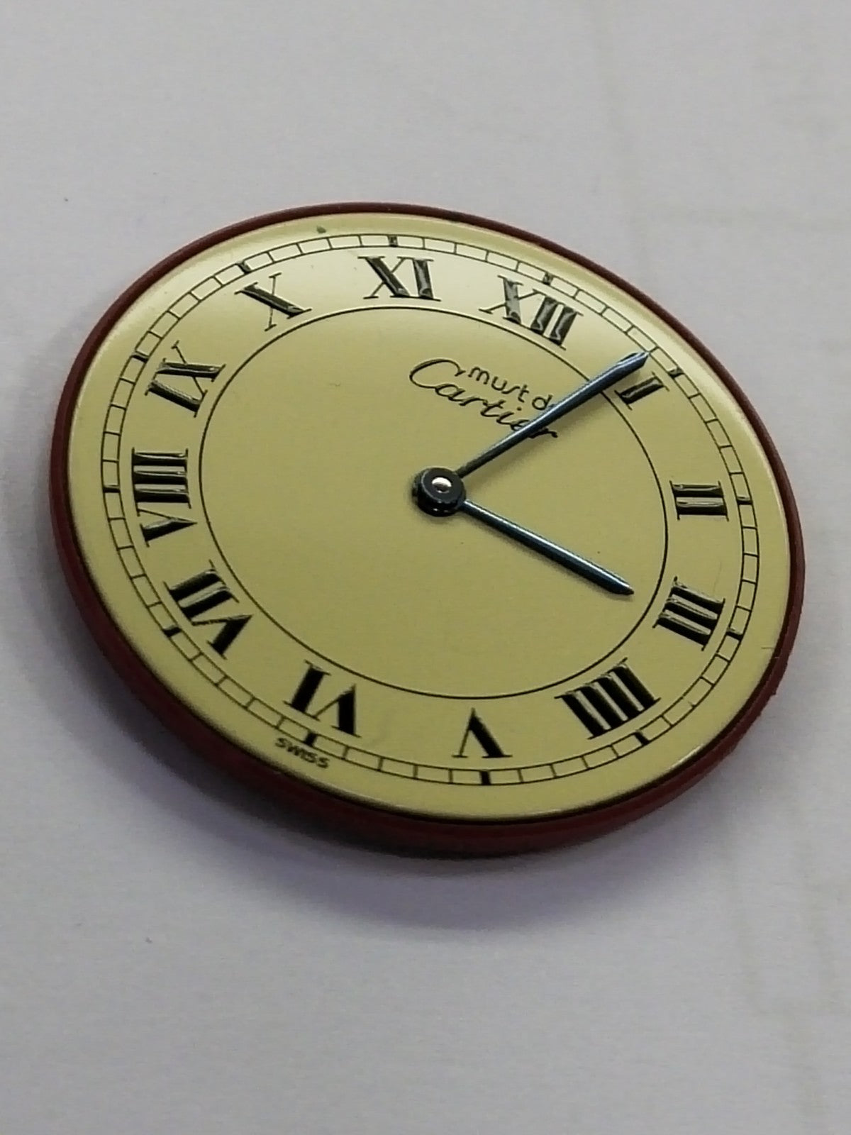 Cartier / 21 Dial with hands with frame Dial and movement /used 