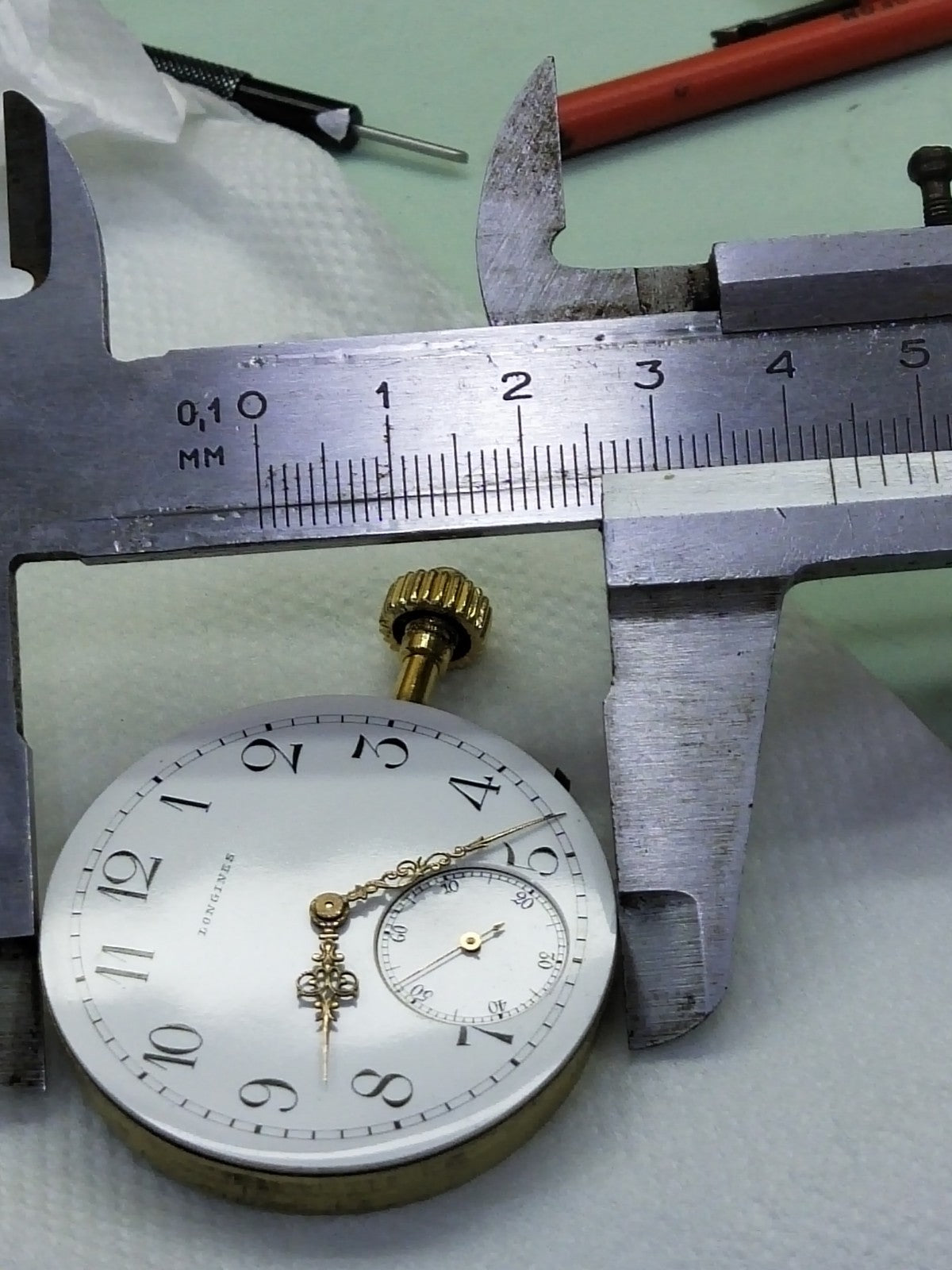 Longines manual movement With dial and hands / working perfectly  /used