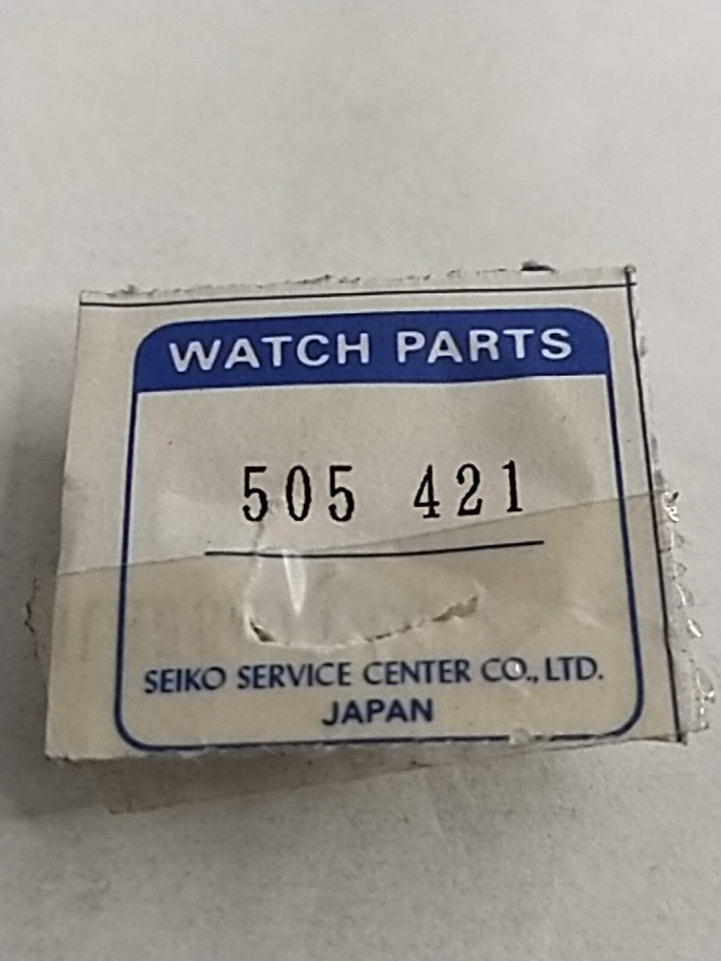 NOS Seiko Parts 505 421 / transmission wheel