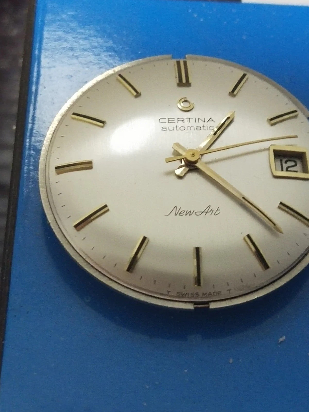 Certina 25-651 Movement with Dial, Hands and Crown / Good working condition/Use