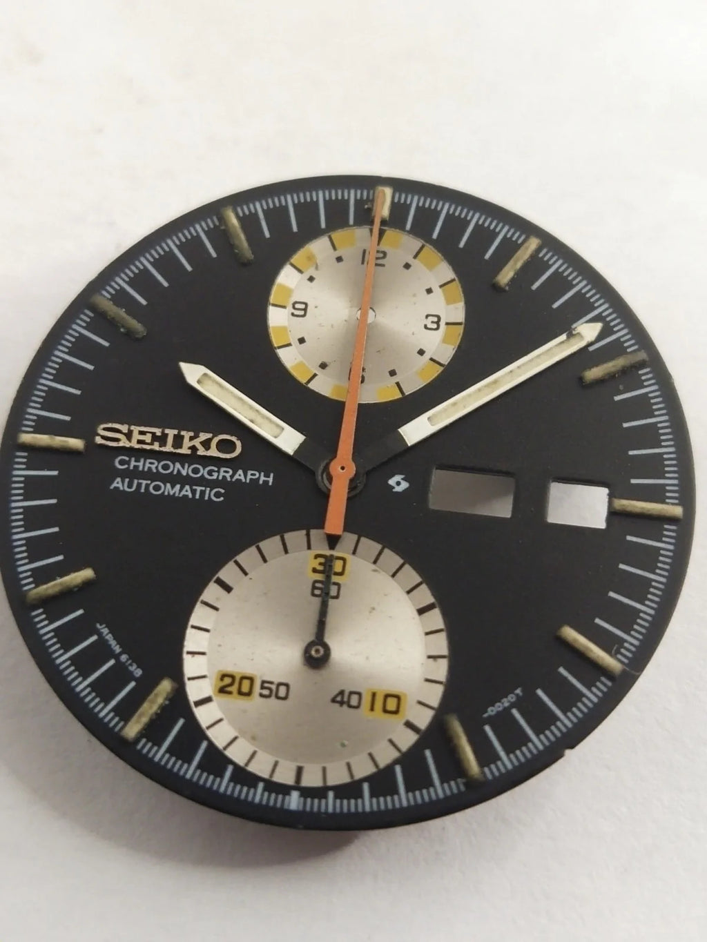Original Seiko Dial Cal/ 6138 -0020T/With hands /used /