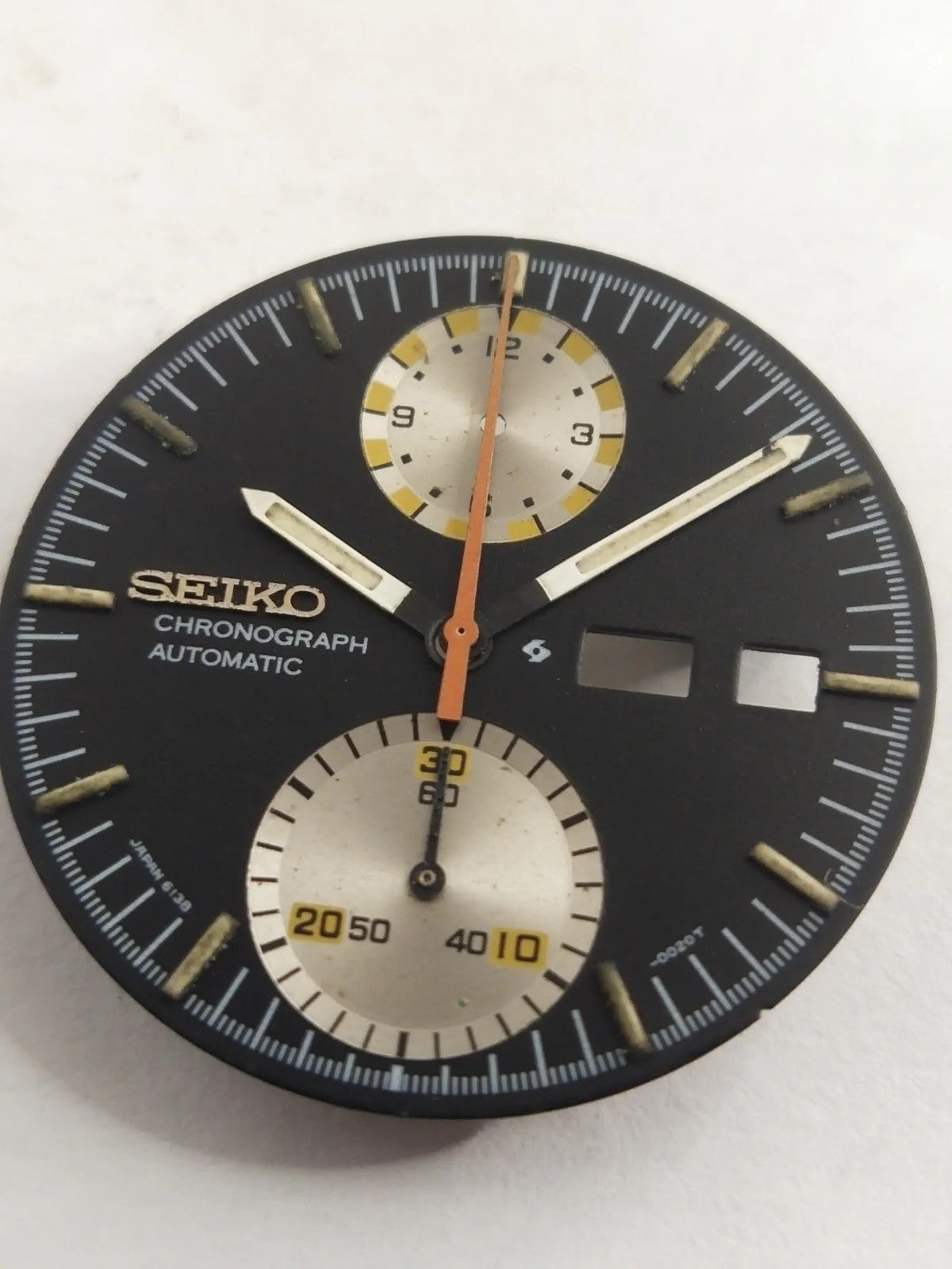 Original Seiko Dial Cal/ 6138 -0020T/With hands /used /