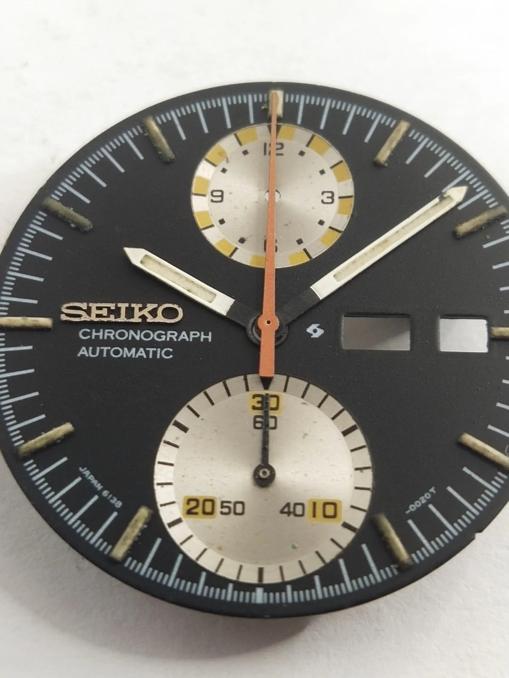 Original Seiko Dial Cal/ 6138 -0020T/With hands /used /