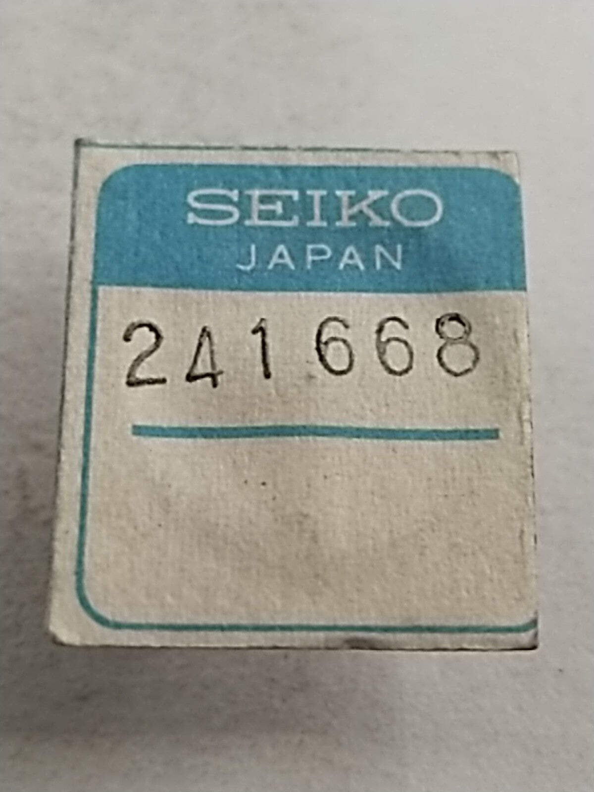 NOS Seiko Parts 241 668