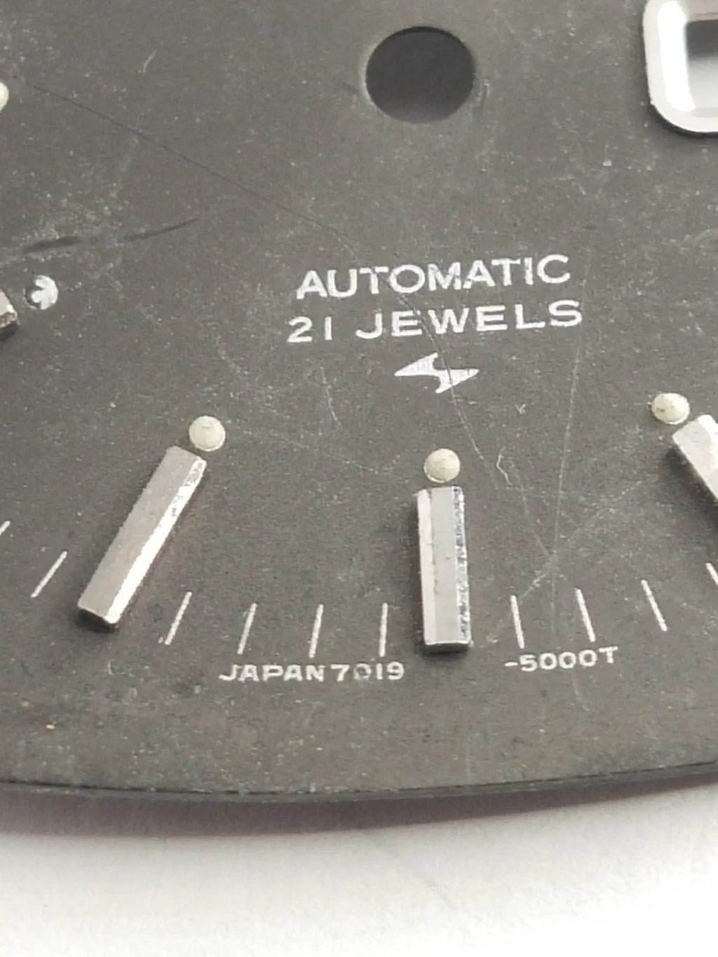 Original Seiko Dial 7019-5000T black Chamois color / used