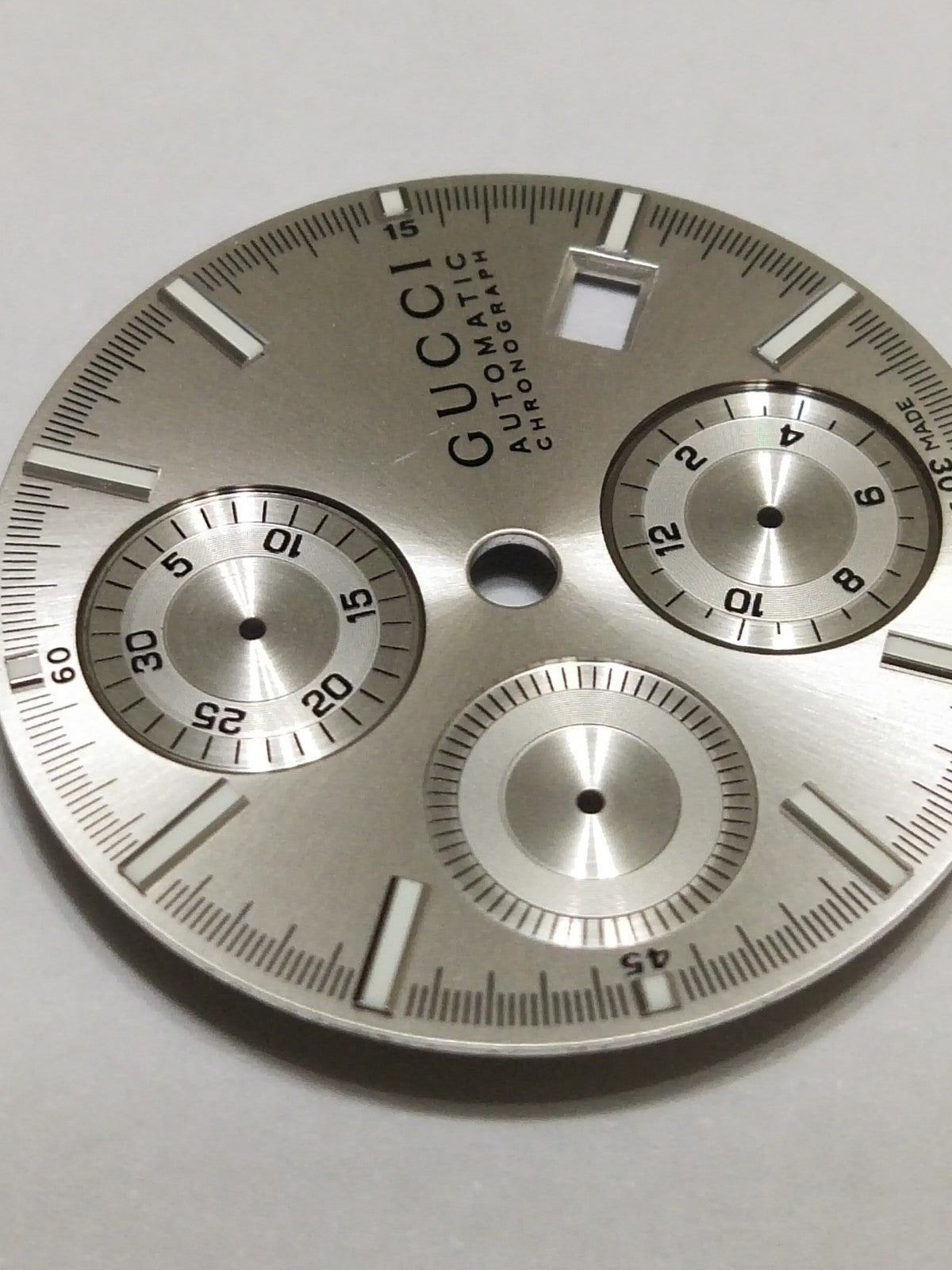 GUCCI Original /  chronograph Dail   / Part No. YDA 05194/  silver color  