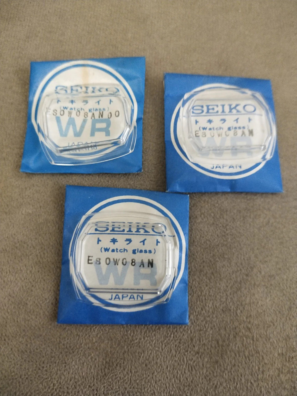 3 Pcs SEIKO GLASS Acrylic ESOW08AN
