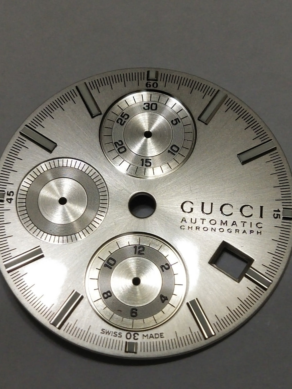 GUCCI Original /  chronograph Dail   / Part No. YDA 05194/  silver color  