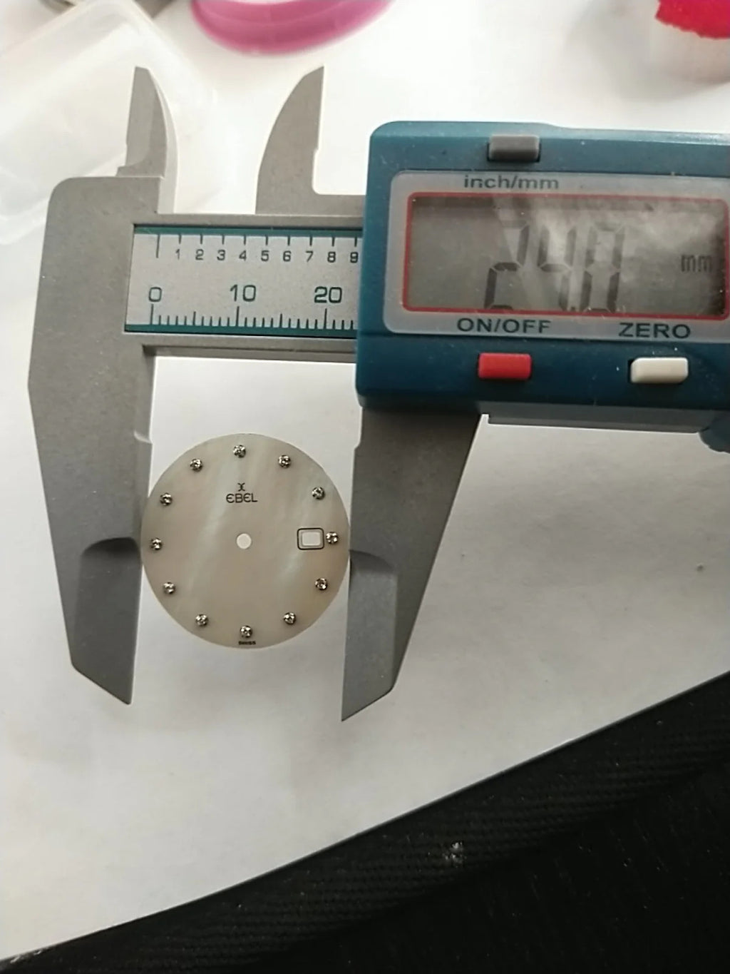 Dial EBEL Diamond / Shells / With hands /Read the description well