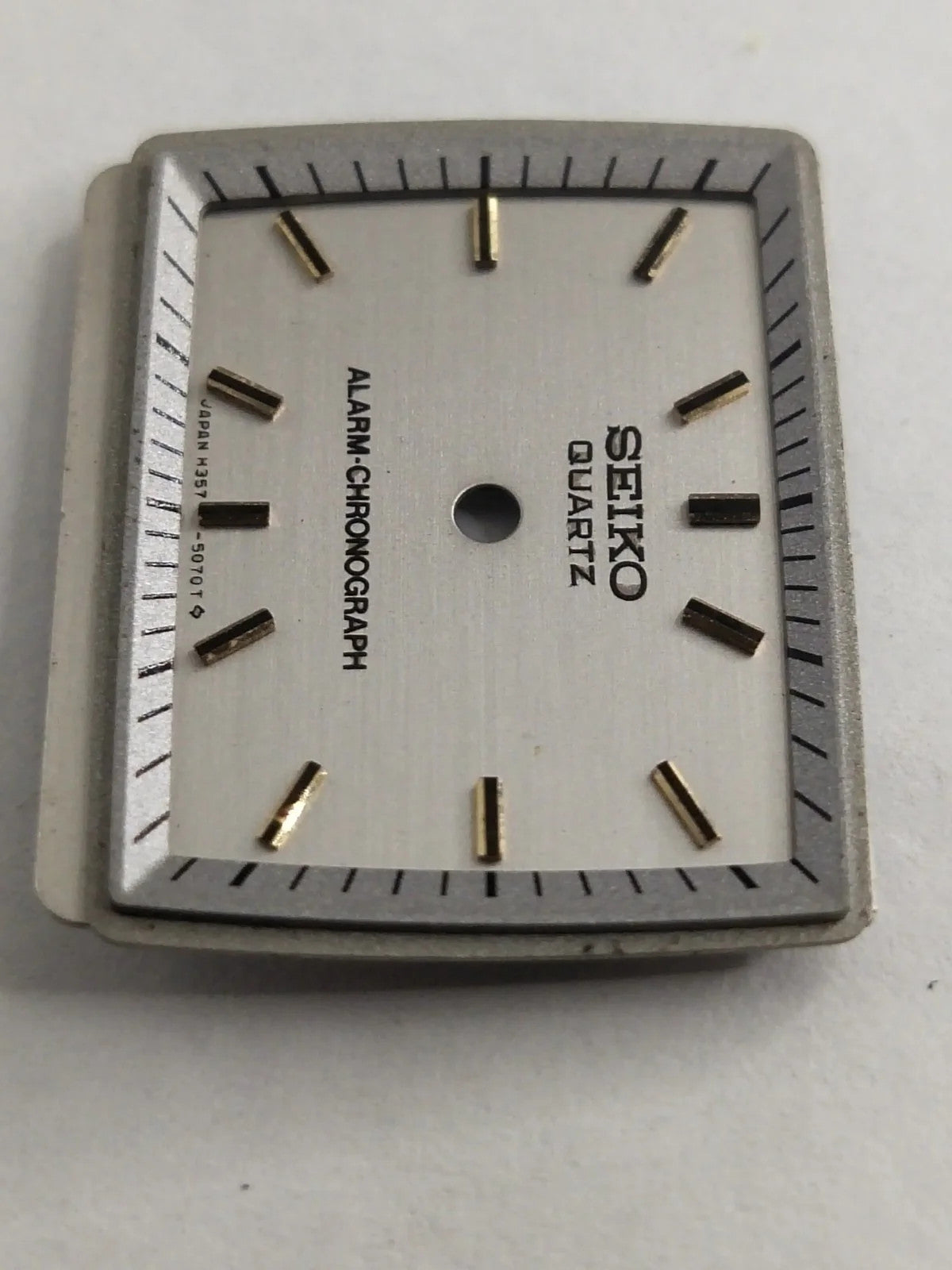 Original Seiko Dial H357-5070T white gray color / used