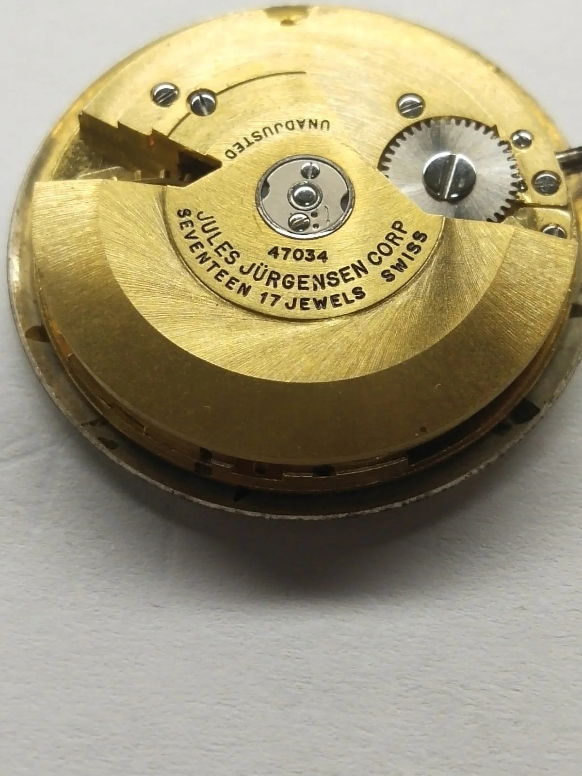 Automatic movement 47034 with dial and hands, used, complete working condition