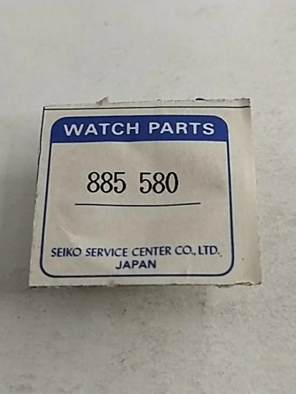 NOS Seiko Parts 885 580