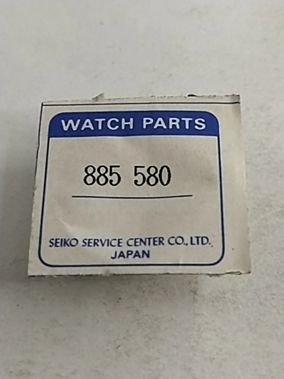 NOS Seiko Parts 885 580