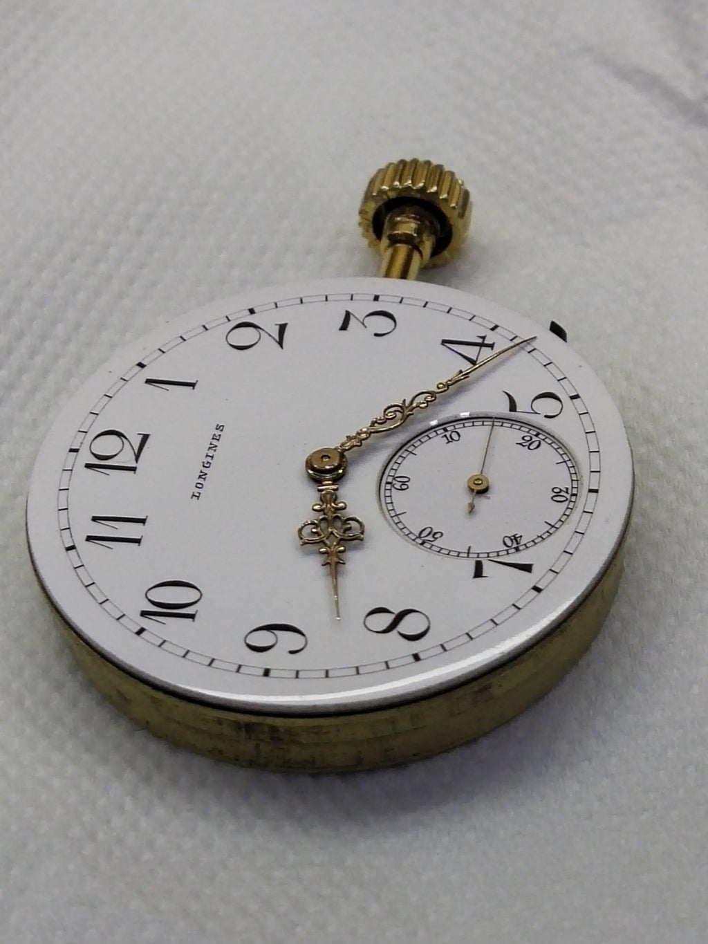 Longines manual movement With dial and hands / working perfectly  /used