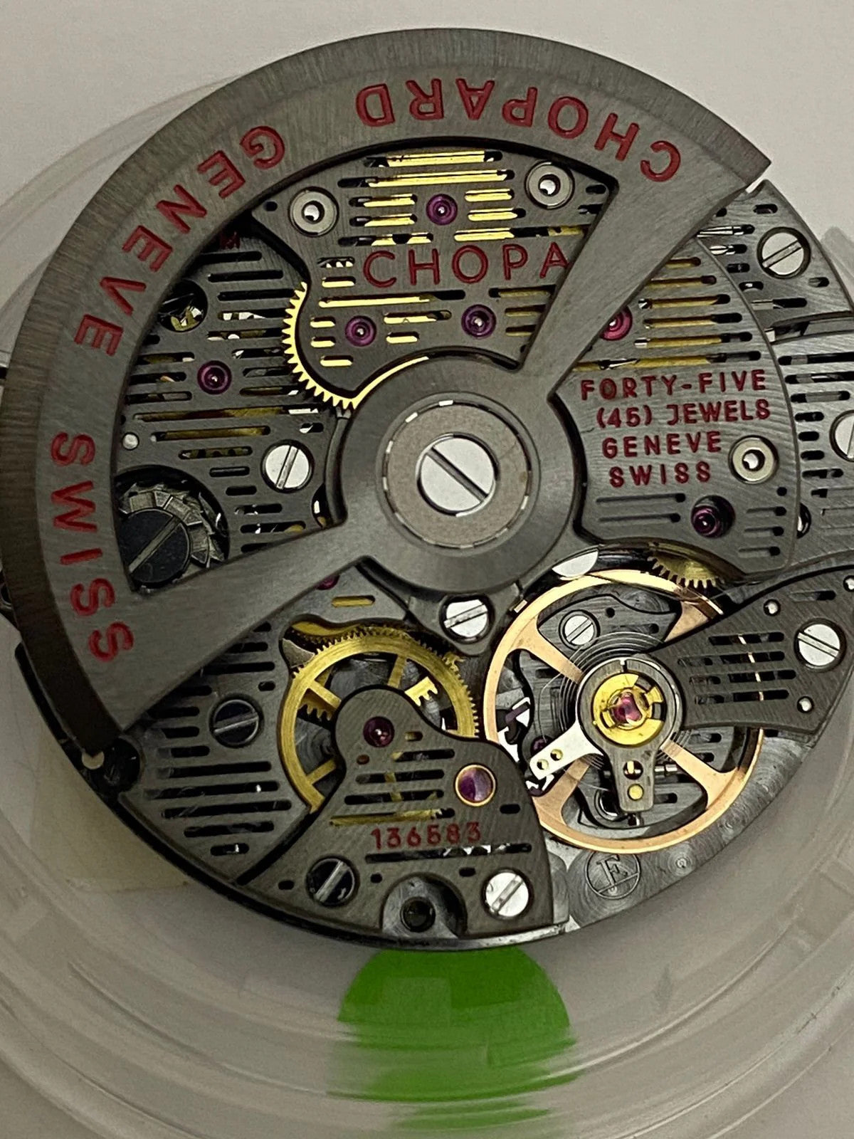 Chopard Skeleton Black Edition chronograph Movement Cal 03-05-M New