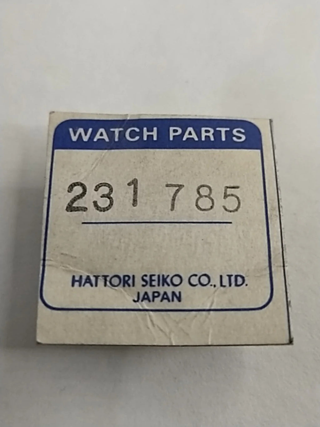 NOS Seiko Parts 231 785