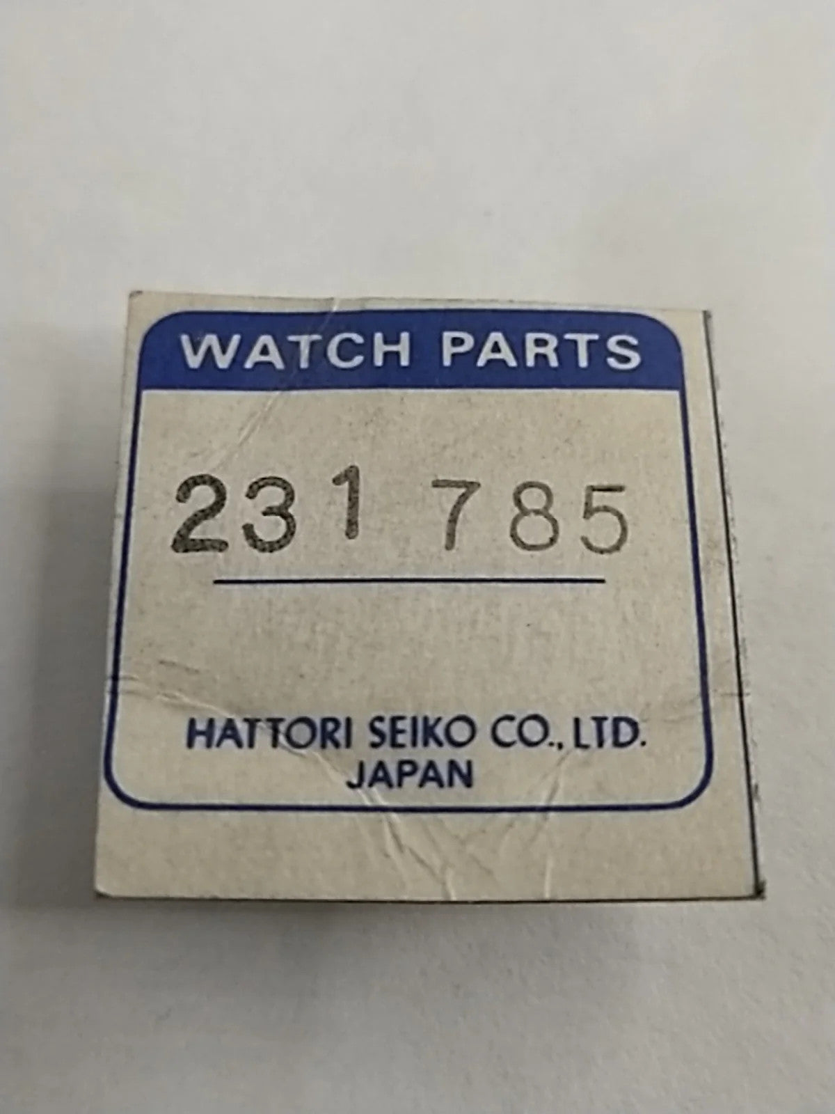 NOS Seiko Parts 231 785