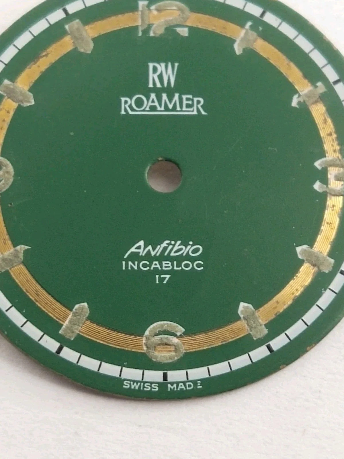 Original Dial / ROAMER/green color used