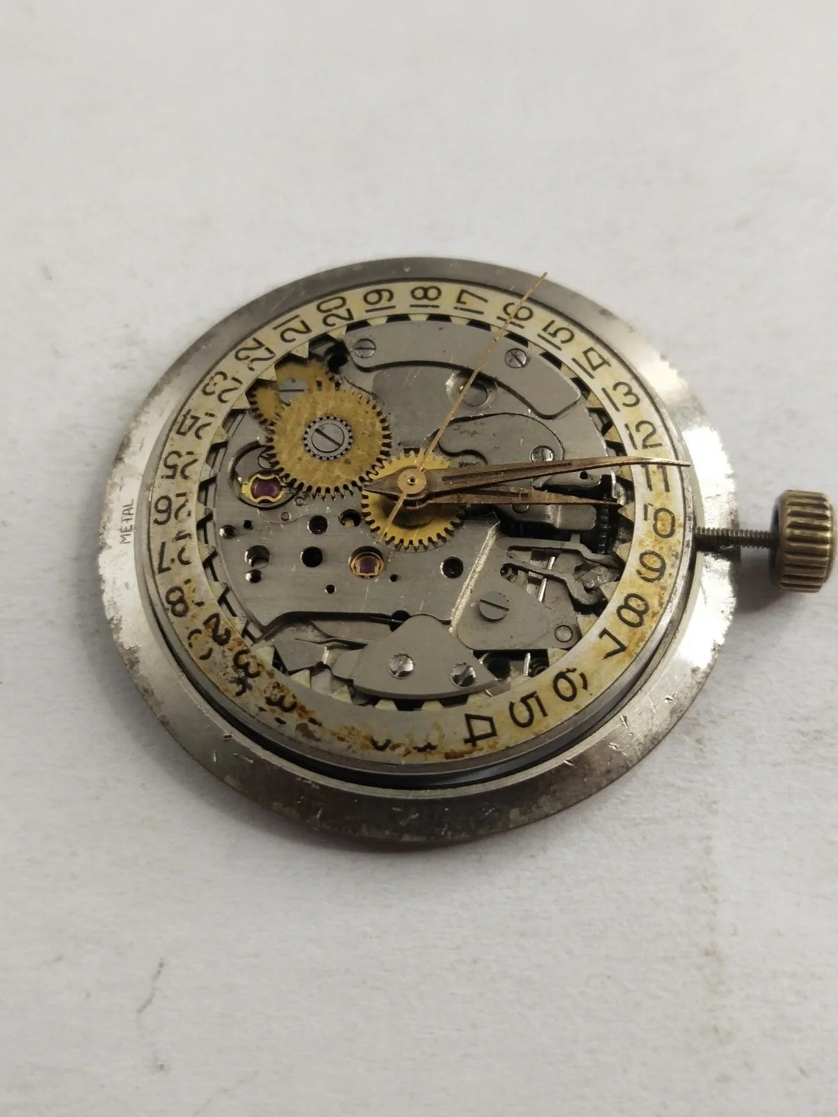 Manual movement / ZENITH / Cal . 2522C With hands / Case Ring Used full working