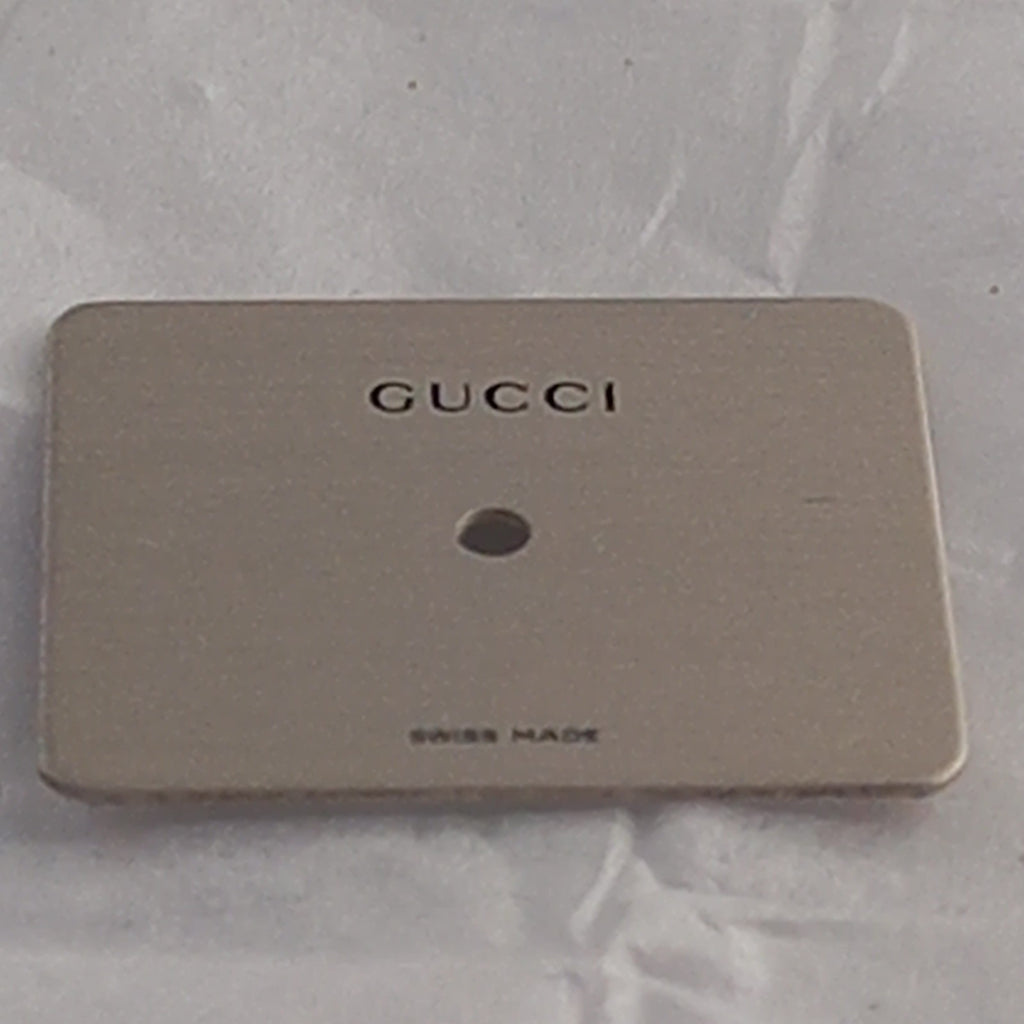 GUCCI Original /  Dail CADRAN ACIER 3600L/ Part No. 051.A332.6/ Color  SILVER