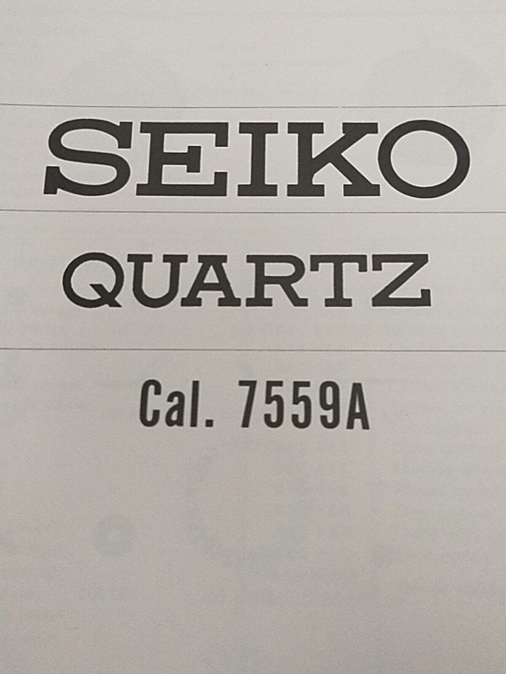 NOS Seiko Circuit block Cal. 7559A Part . 4001 751
