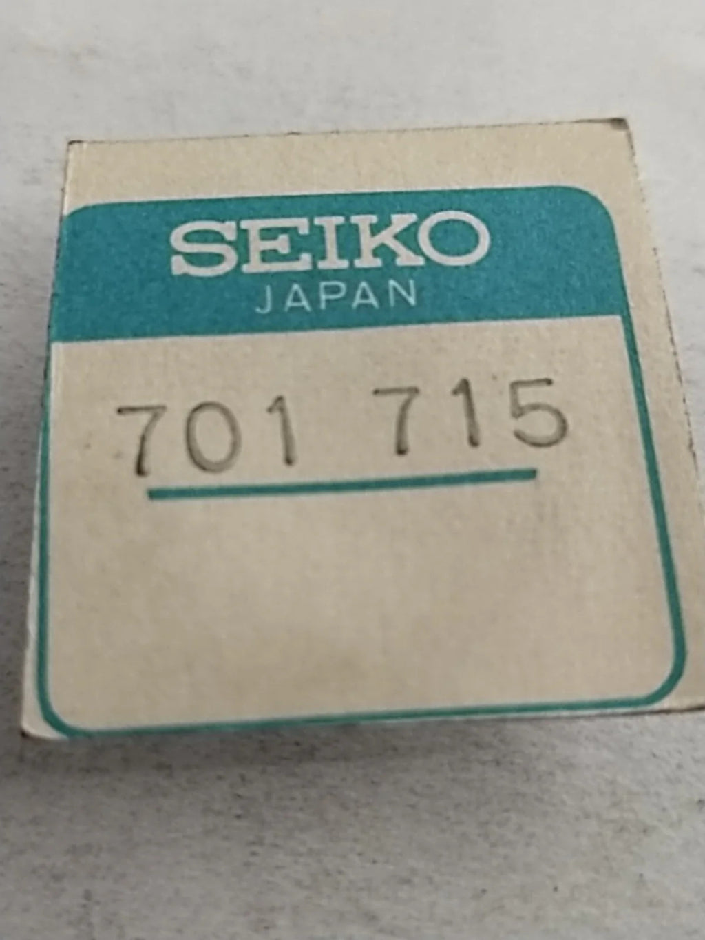 NOS Seiko Parts 701 715
