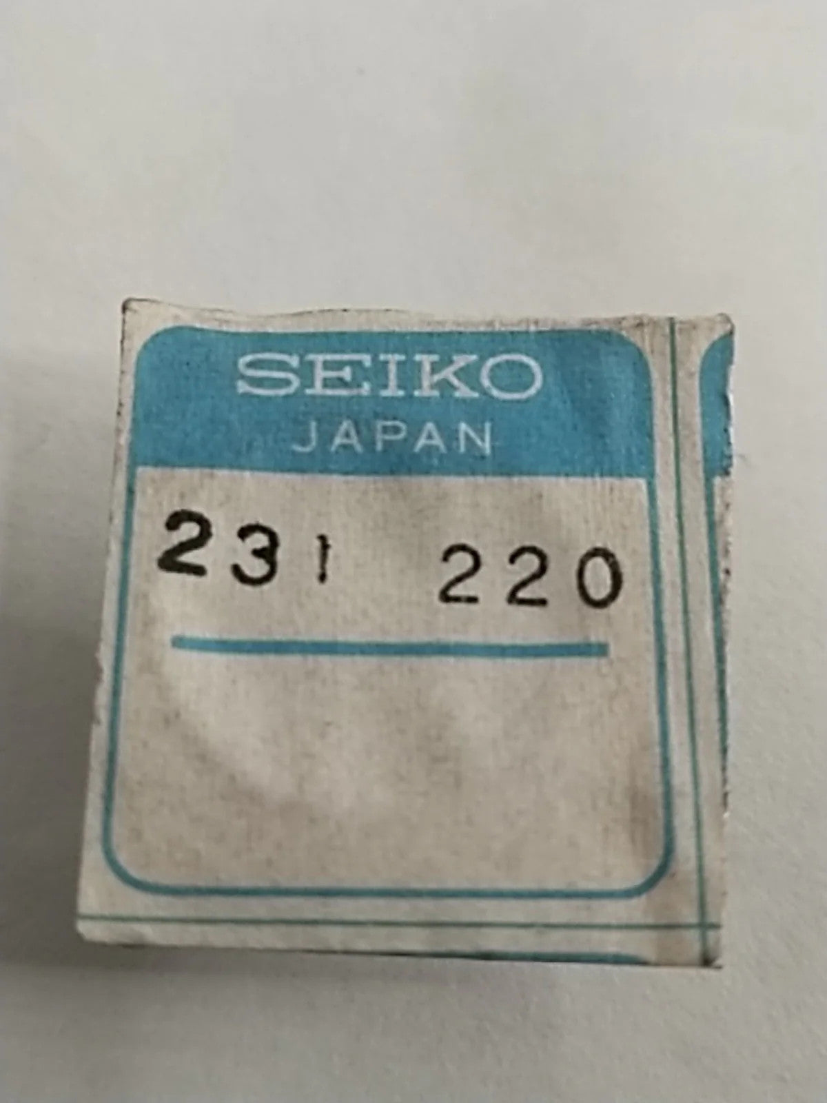 NOS Seiko Parts 231 220