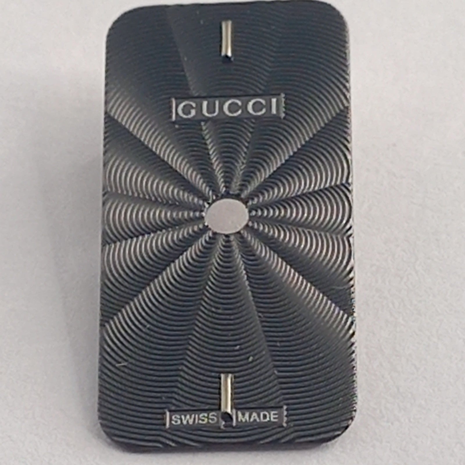 GUCCI Original/Dail CADRAN ACIER GUILLOCHE FONCE 3905L /Part. 051.A410.3 C.BLACK