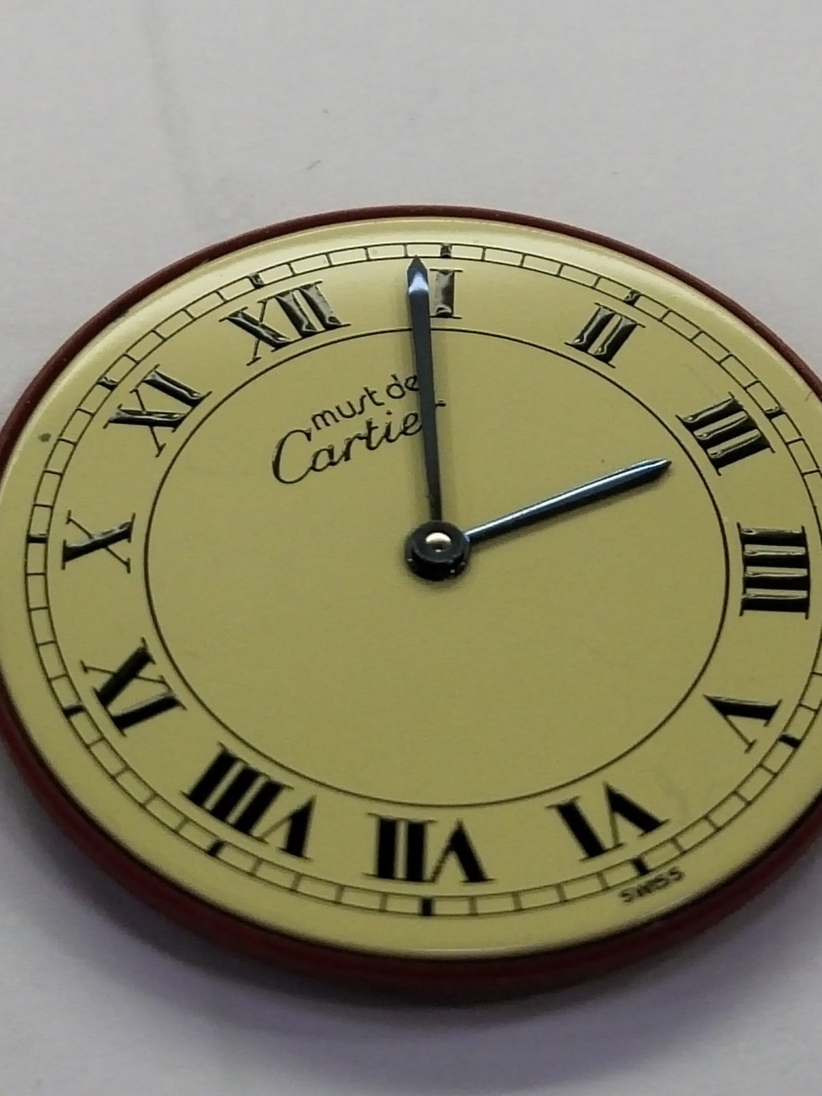 Cartier / 21 Dial with hands with frame Dial and movement /used 