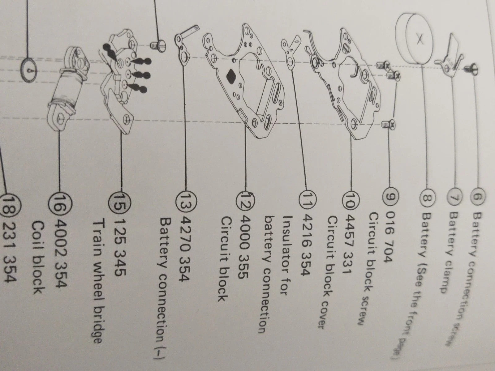 NOS Circuit Plock Seiko Cal / 2F20B /Part . 4000 355