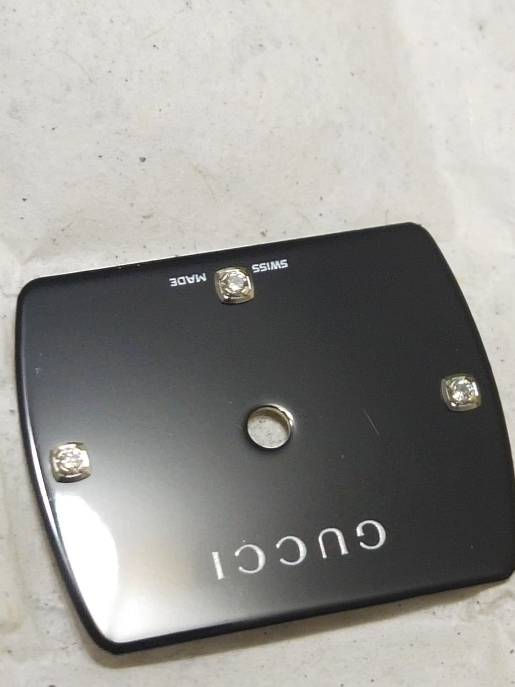 GUCCI Original / Dail  diamond/ Part No. YD05258 / black color 