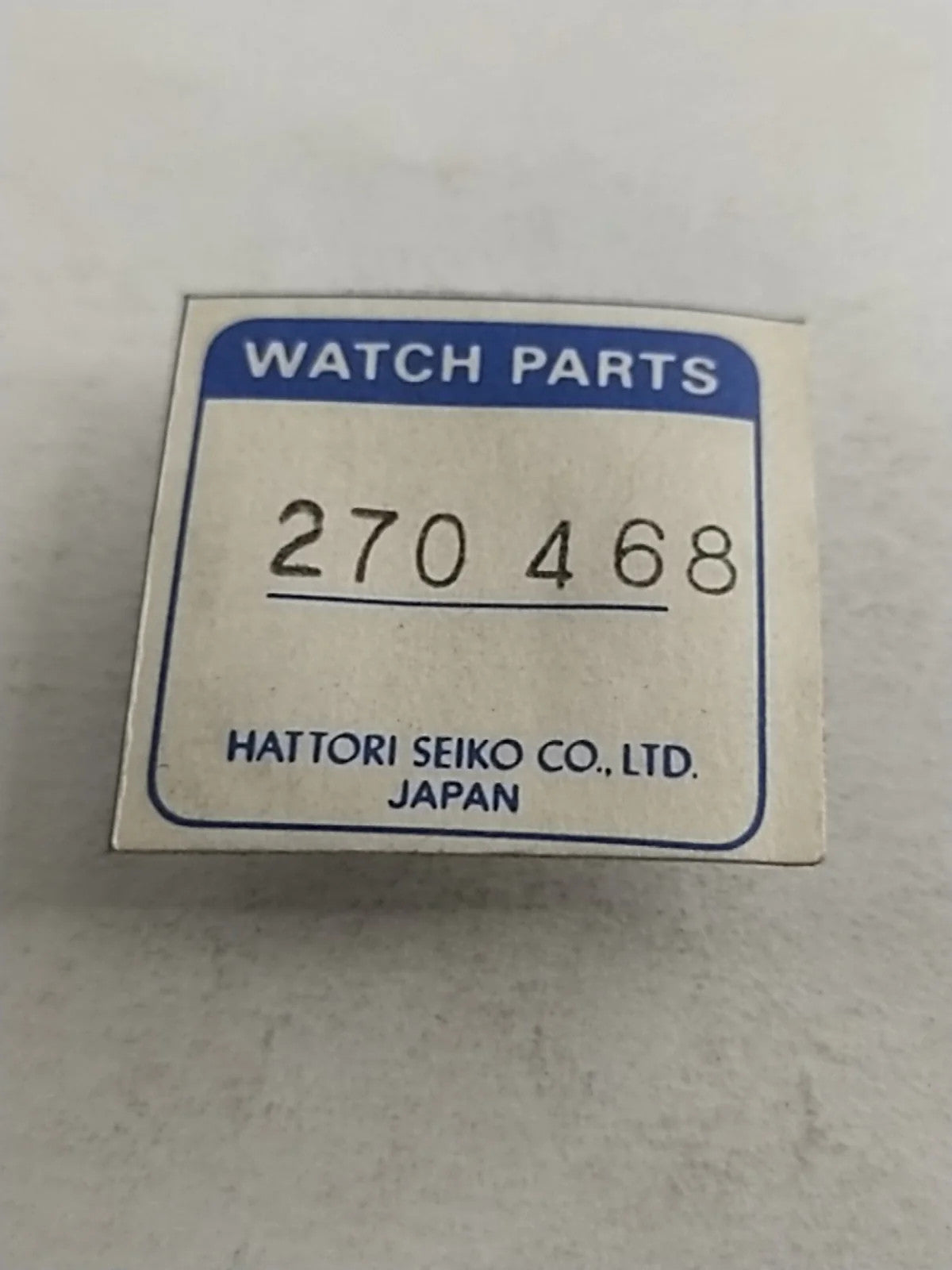 NOS Seiko Parts 270 468