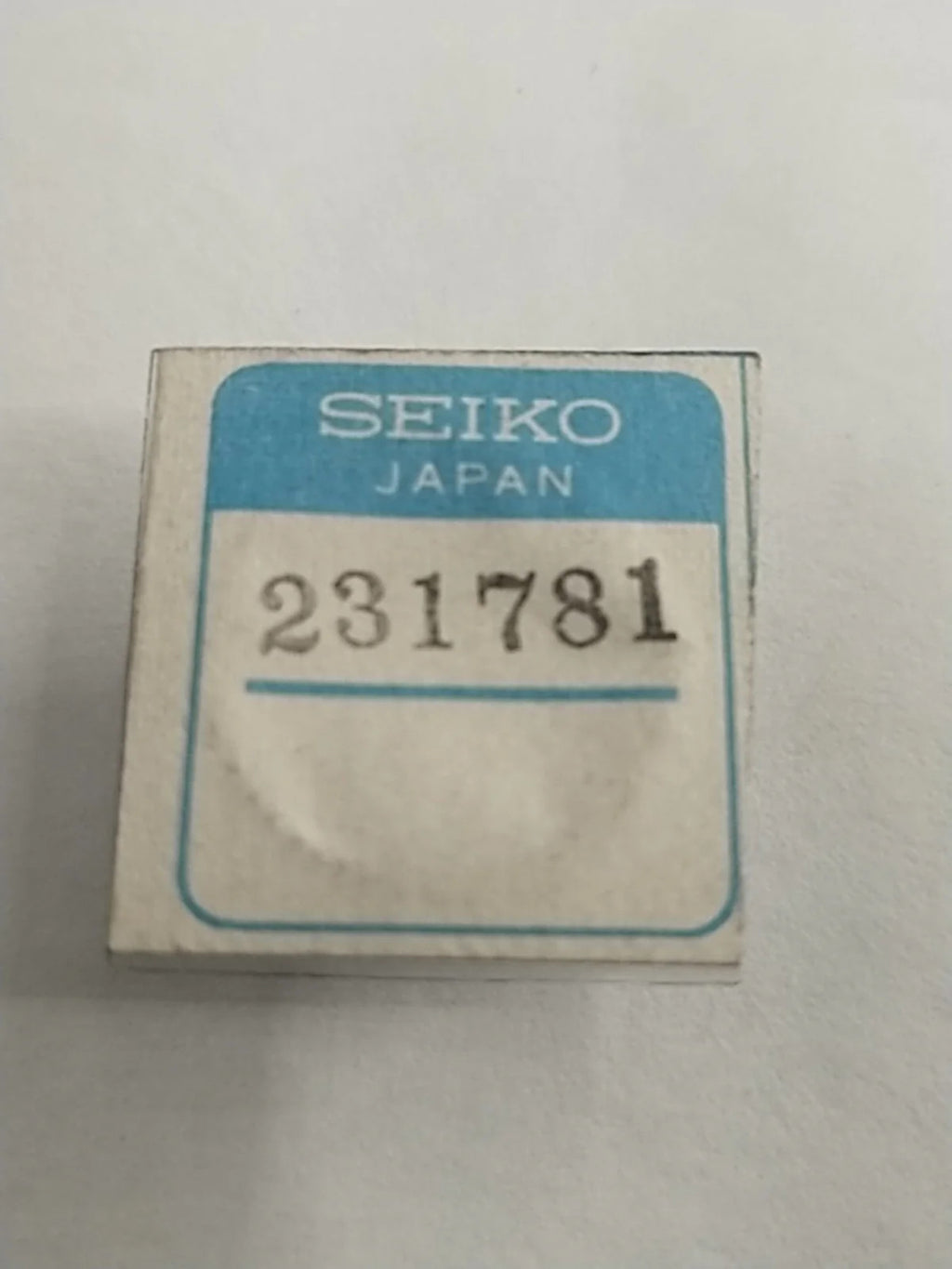NOS Seiko Parts 231 781