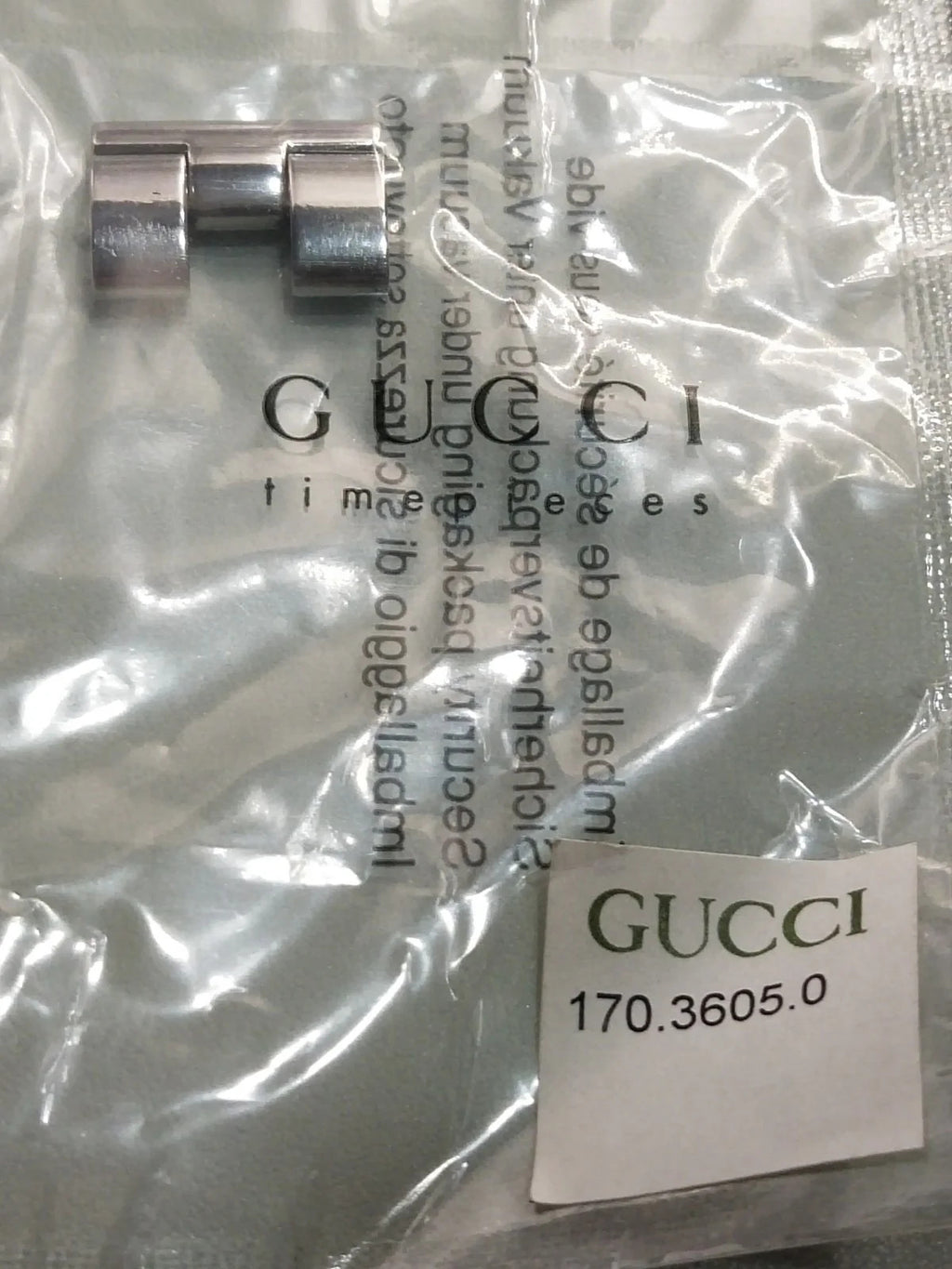 GUCCI Original / Link End Piece / Part No. 170.3605.0 / 17m.m