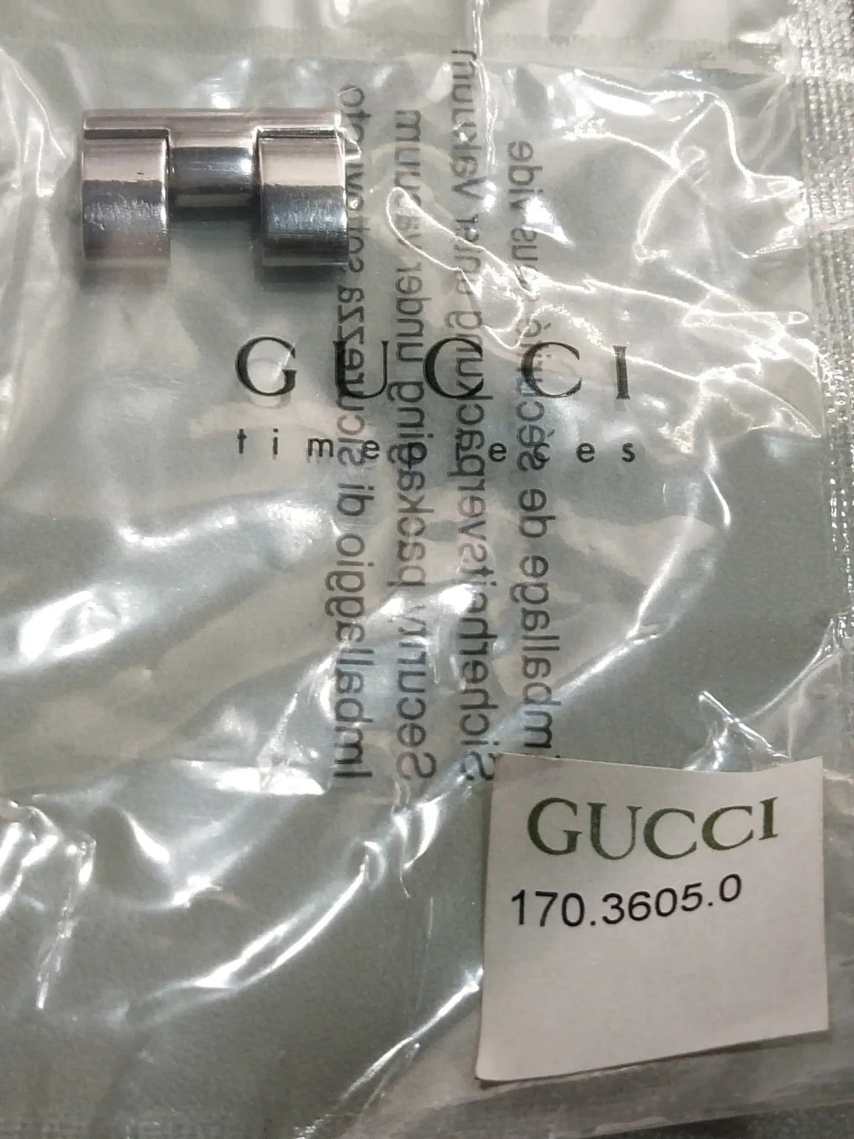 GUCCI Original / Link End Piece / Part No. 170.3605.0 / 17m.m