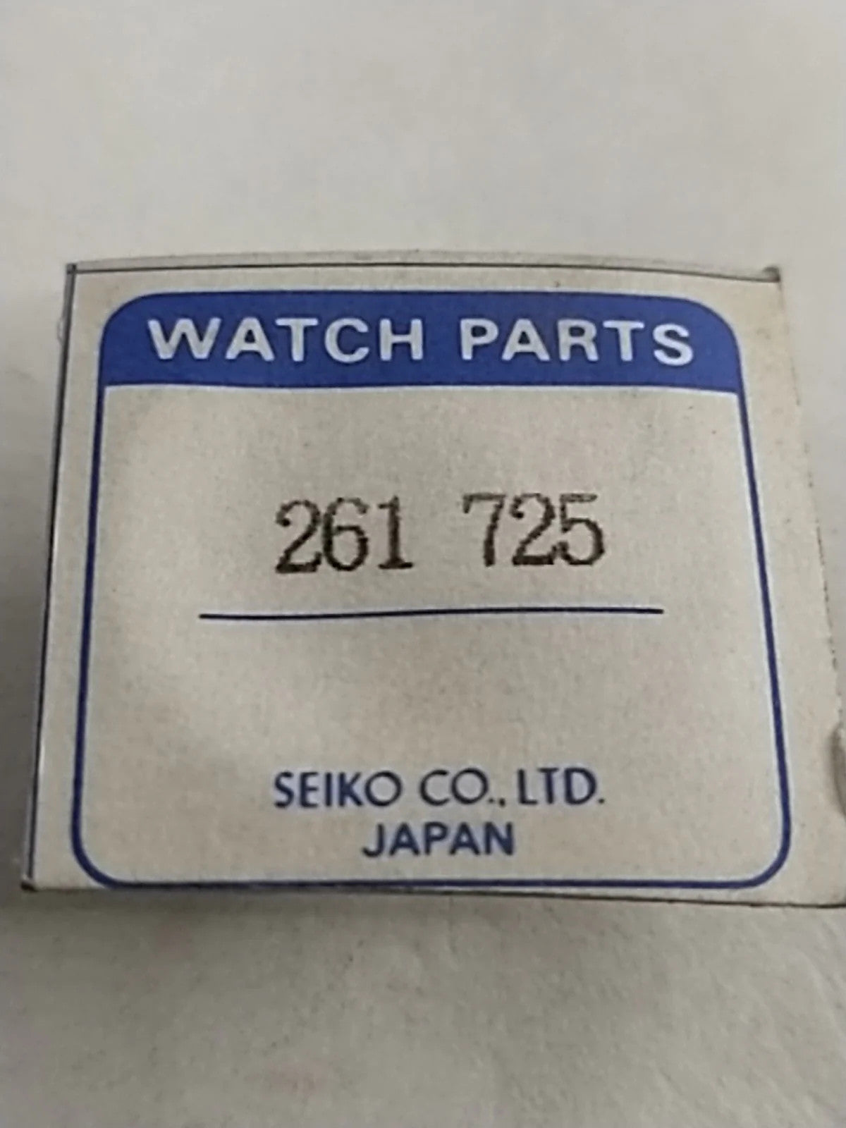 NOS Seiko Parts 261 725