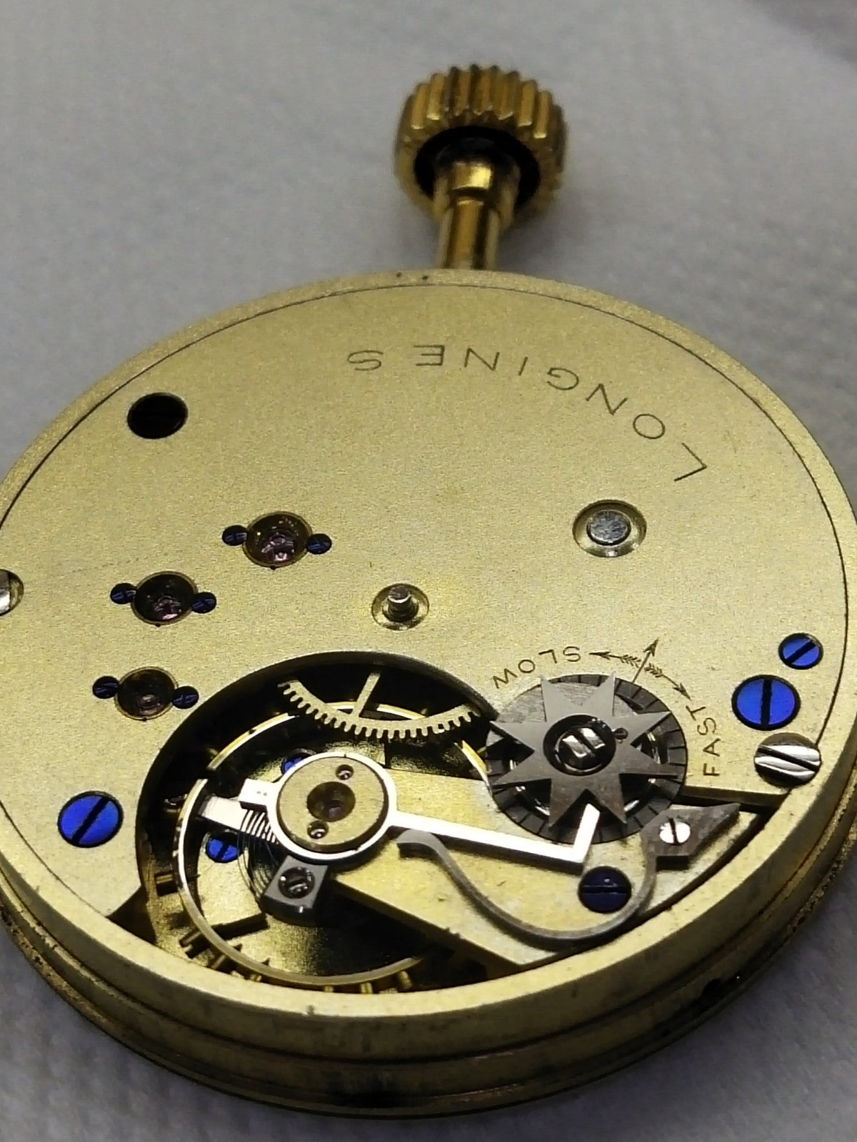 Longines manual movement With dial and hands / working perfectly  /used