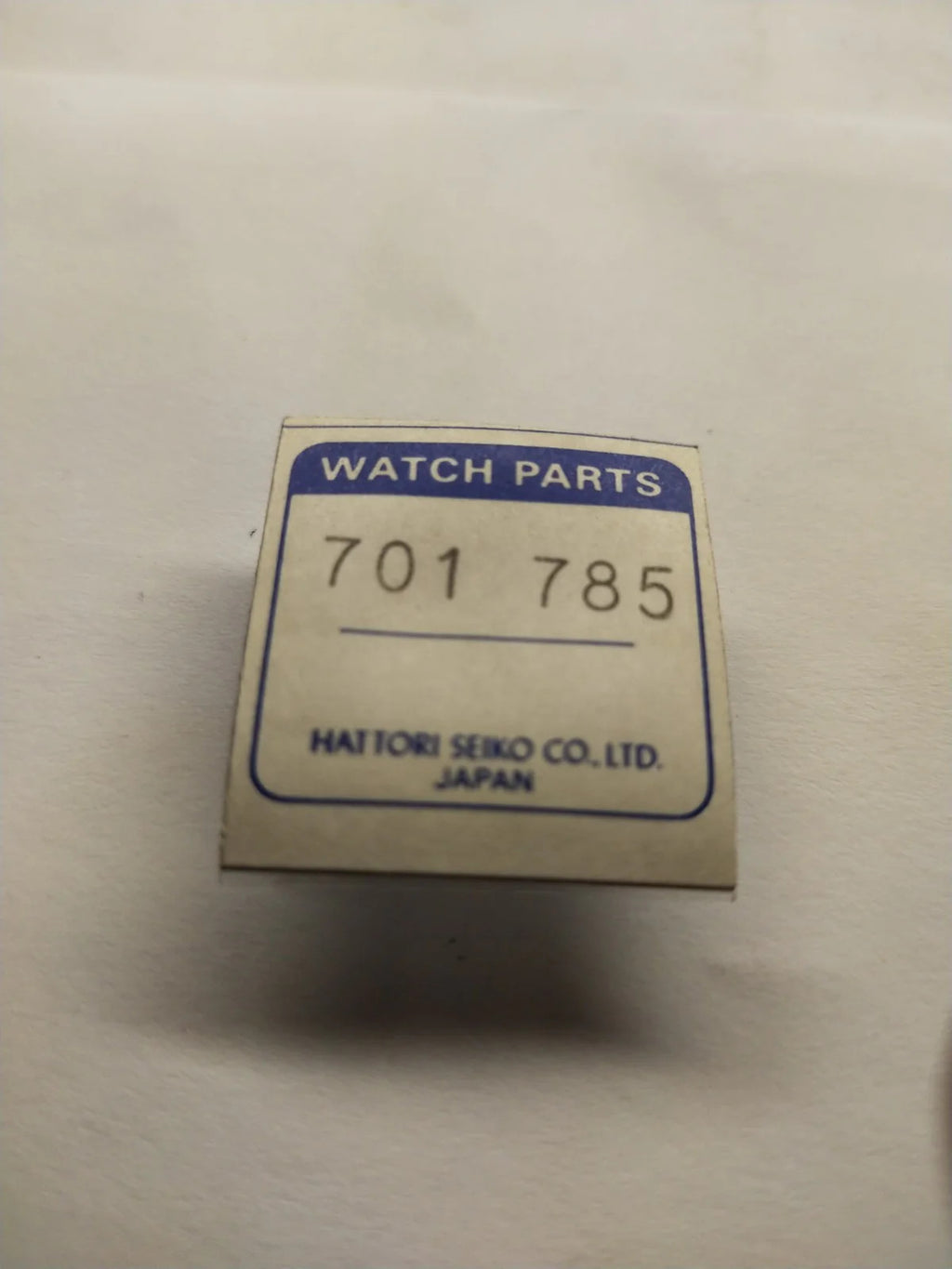 NOS SEIKO parts 701 785
