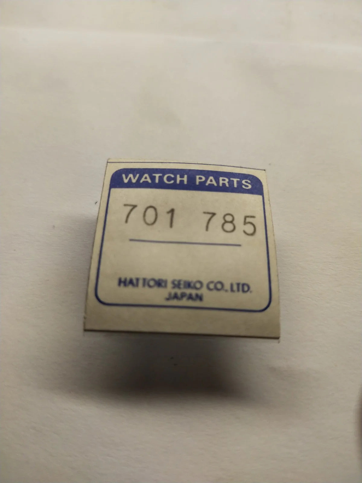 NOS SEIKO parts 701 785