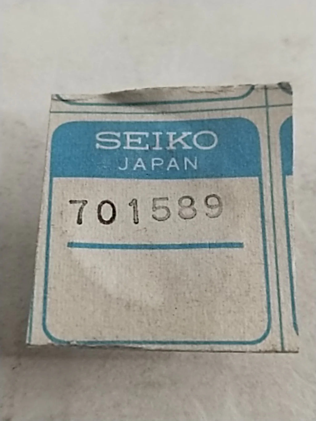 NOS Seiko Parts 701 589