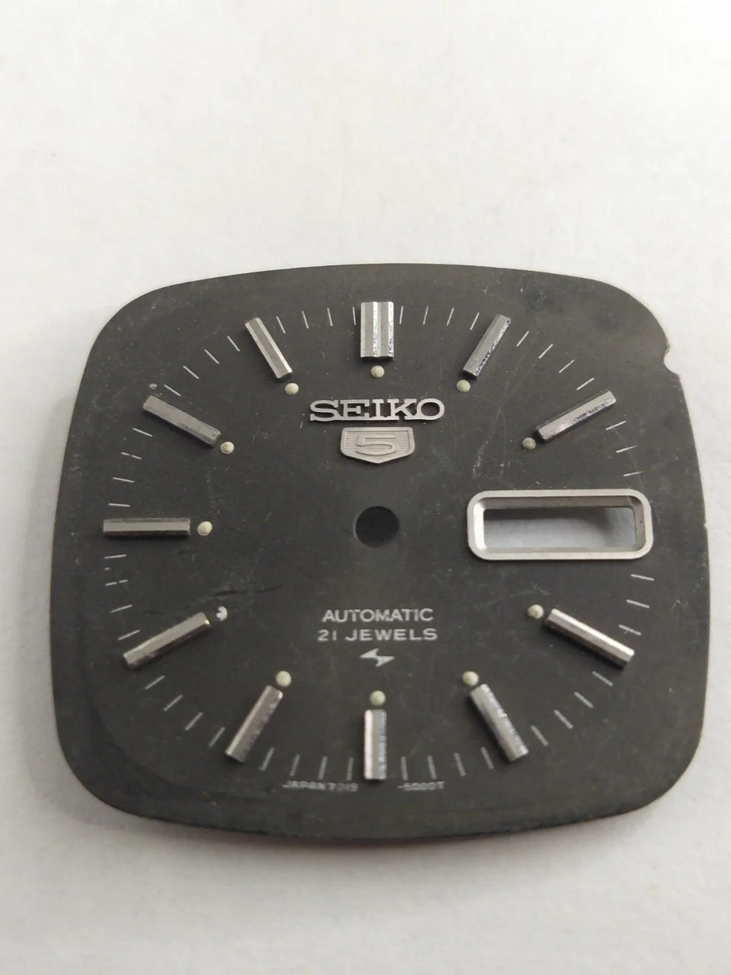 Original Seiko Dial 7019-5000T black Chamois color / used