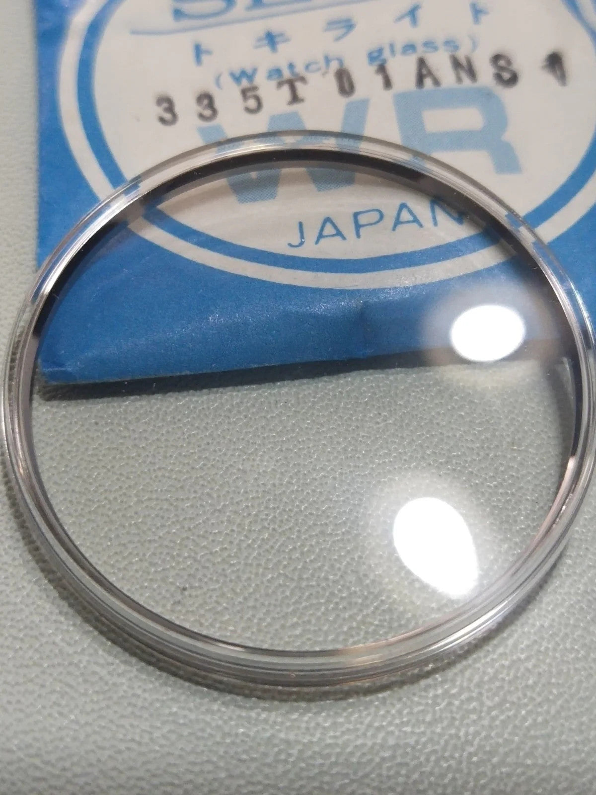 New old stock original Seiko glass Acrylic 335T01ANS