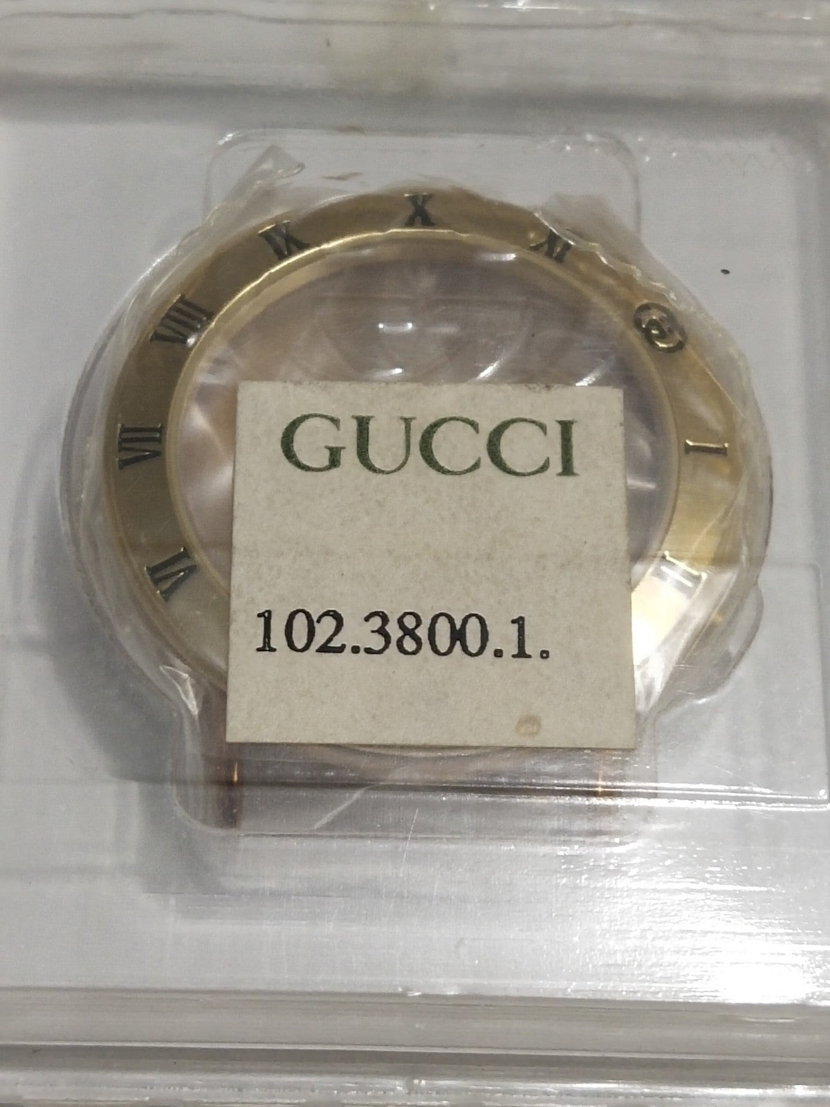 GUCCI Original / Complete Case/ Part No. 102.3800.1 / 3800M Gold color 