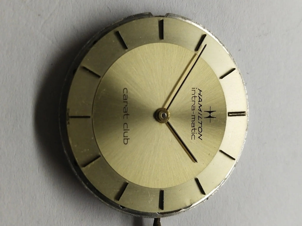 Hamilton automatic movement with dial and hands, fully working, used Cal .90