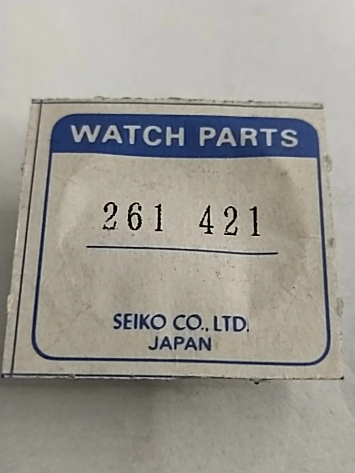 NOS Seiko Parts 261 421