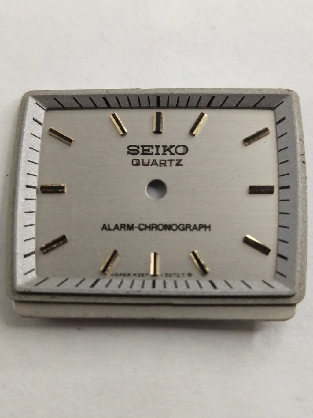 Original Seiko Dial H357-5070T white gray color / used