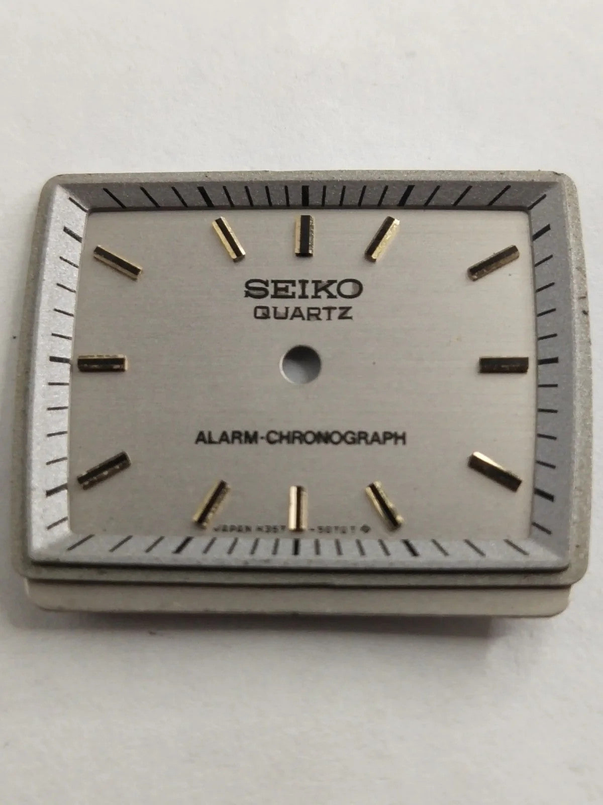 Original Seiko Dial H357-5070T white gray color / used