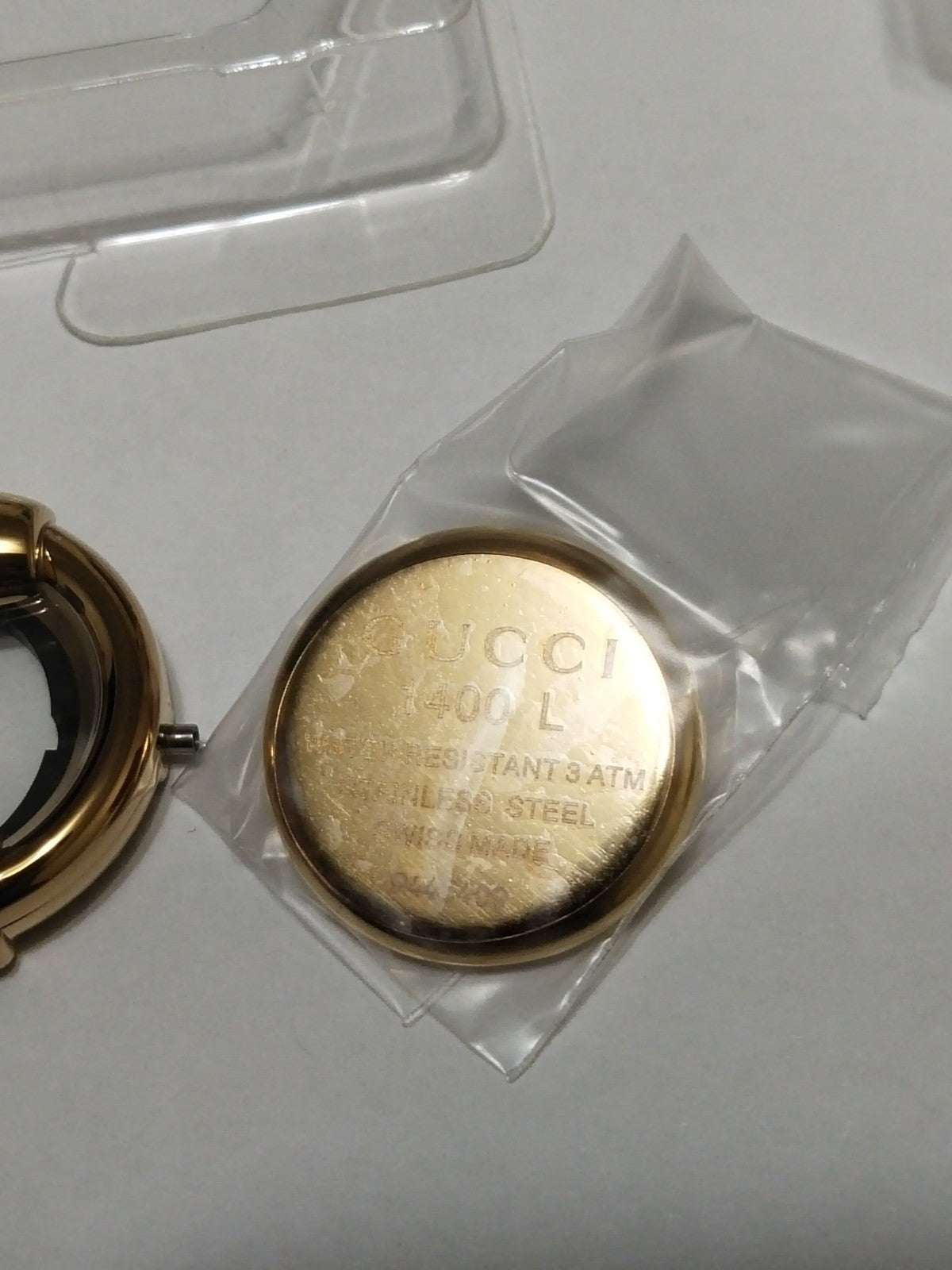 GUCCI Original / Complete Case/ Part No. 103.1400.2.2/ 1400L Gold color 